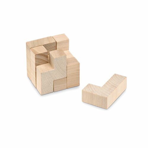 TRIKESNATS Holzpuzzle im Baumwollbeutel