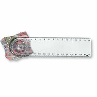 LASTA Lineal mit LupeWinkelmesser
