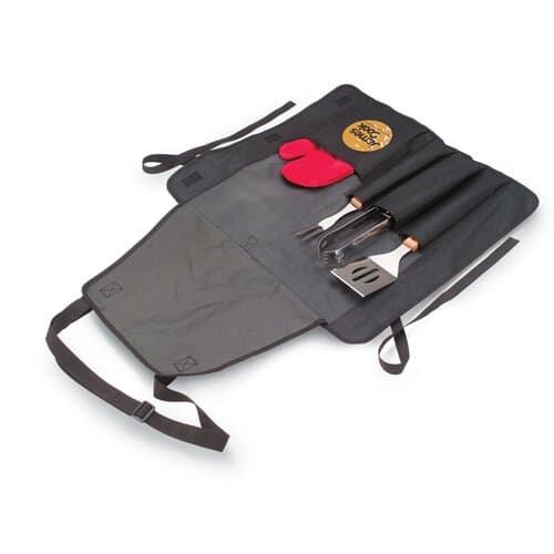 DONAU EAST BBQ Schürze mit BBQ Werkzeug