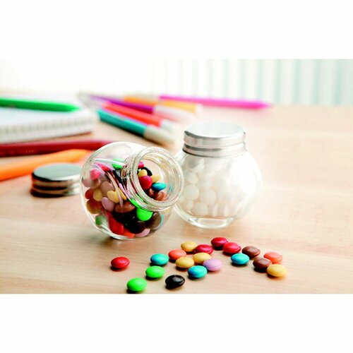 CHOCKY Schokolinsen im Glasspender