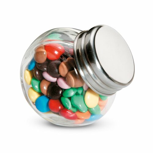 CHOCKY Schokolinsen im Glasspender