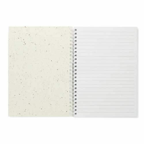 SEED RING DIN A5 Notizbuch Samenpapier