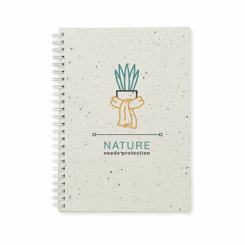SEED RING DIN A5 Notizbuch Samenpapier