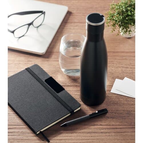 YOKOSO Set Notizbuch mit Flasche