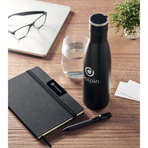 YOKOSO Set Notizbuch mit Flasche