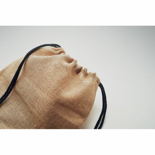 FUKURO Jute Beutel mit Kordelzug
