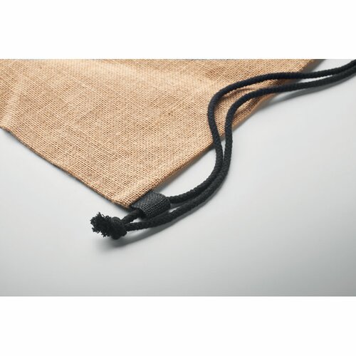 FUKURO Jute Beutel mit Kordelzug