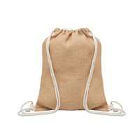 FUKURO Jute Beutel mit Kordelzug