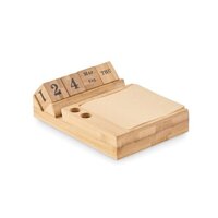 BOOTOP Tischkalender Bambus