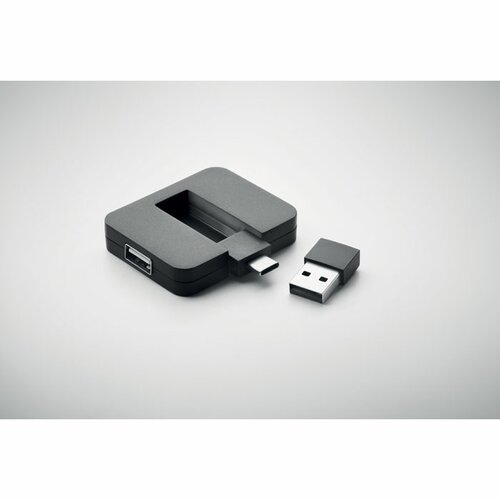SQUARE-C 4 Port USB Hub
