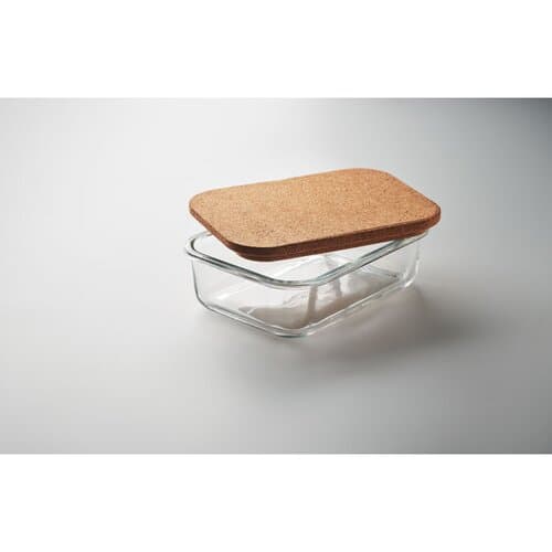 CANOA Lunchbox Glas mit Kork