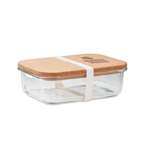 CANOA Lunchbox Glas mit Kork