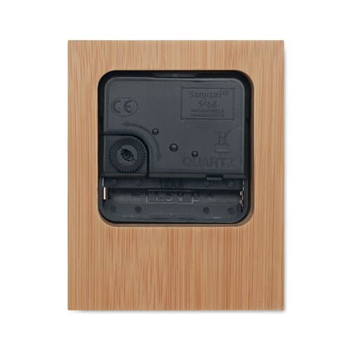 CLAMBU Tischuhr aus Bambus