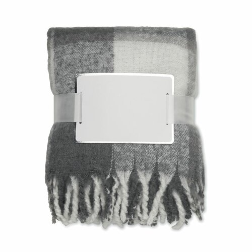 QUET Karierte Mohair-Decke
