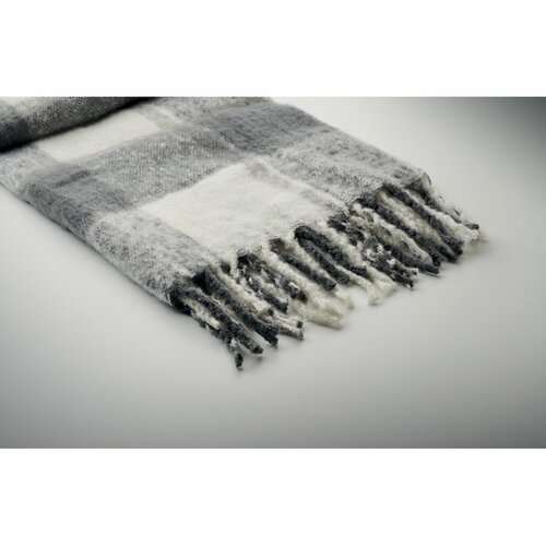 QUET Karierte Mohair-Decke