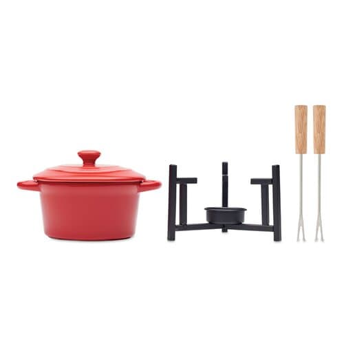 BIG KASE Keramik-Fondue-Set 300 ml