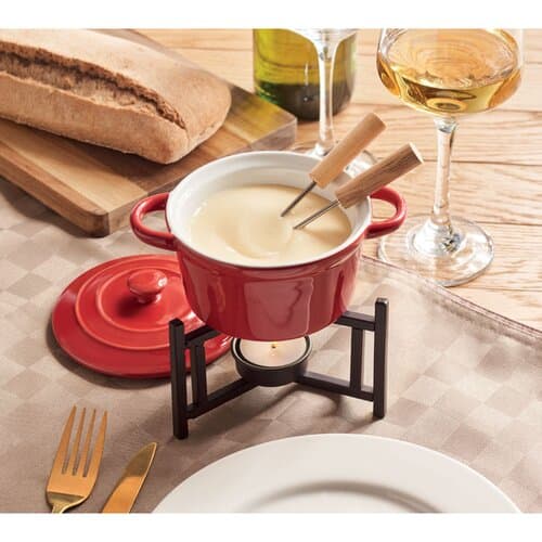 BIG KASE Keramik-Fondue-Set 300 ml
