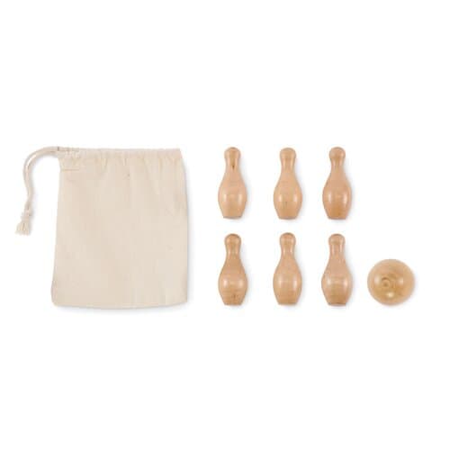 BOLITO Mini-Bowling-Set Kiefernholz