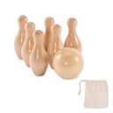 BOLITO Mini-Bowling-Set Kiefernholz