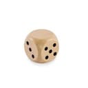 DADIN Spielwürfel Schima-Holz Ø 3cm