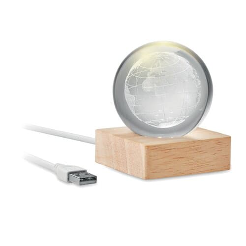 GLOBE LIGHT LED-Glaskugel Globus