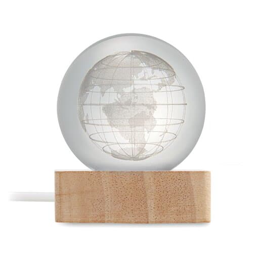 GLOBE LIGHT LED-Glaskugel Globus