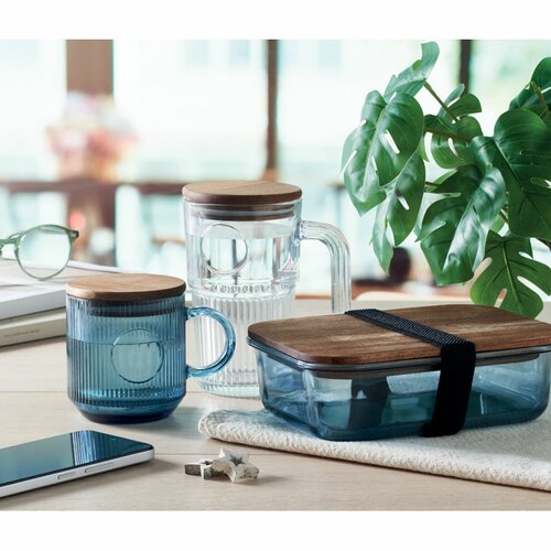 VITRIO MUG Gerippter Glasbecher 300ml