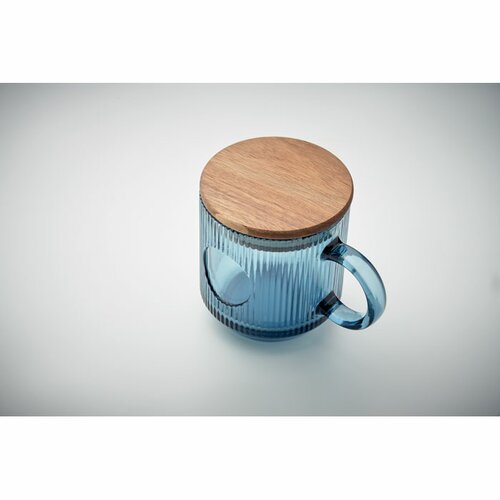 VITRIO MUG Gerippter Glasbecher 300ml