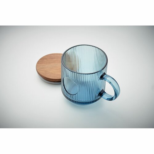 VITRIO MUG Gerippter Glasbecher 300ml