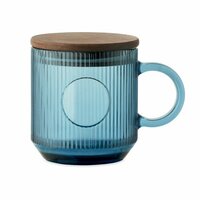 VITRIO MUG Gerippter Glasbecher 300ml