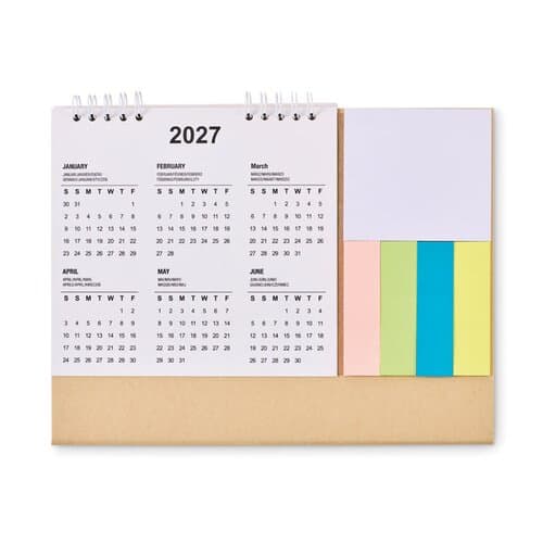 CALENDOO Tischkalender mit Memoblock