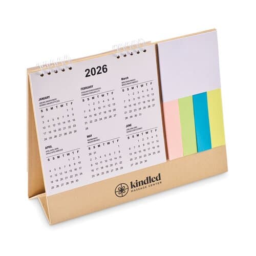 CALENDOO Tischkalender mit Memoblock