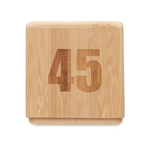 CURT Zeitwürfel Bambus