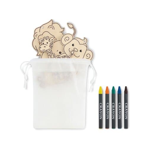 THEZOO Holzanhänger-Set