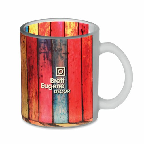 SUBLIMATT Kaffeebecher aus Glas 300 ml