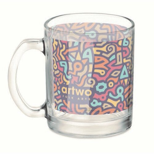 SUBLIMGLOSS Kaffeebecher aus Glas 300 ml