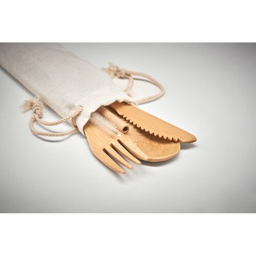 SETSTRAW Besteck-Set Bambus