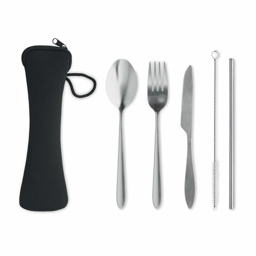 5 SERVICE Besteck-Set Edelstahl