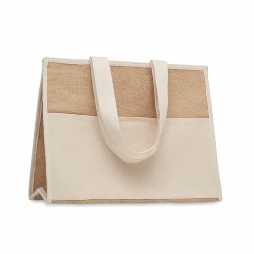 CAMPO DE GELI Jute-Canvas Shopping Tasche