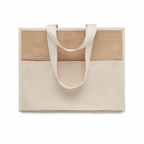 CAMPO DE GELI Jute-Canvas Shopping Tasche