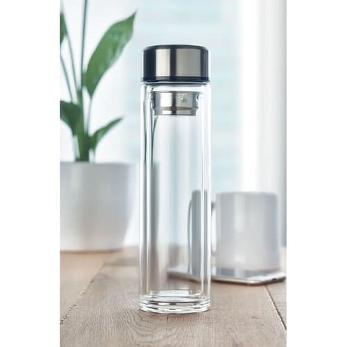 POLE GLASS Flasche 390ml mit LED Anzeige