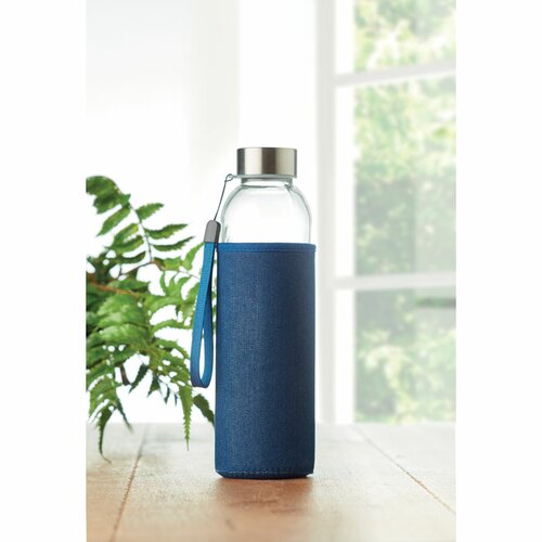 UTAH DENIM Trinkflasche Glas 500ml
