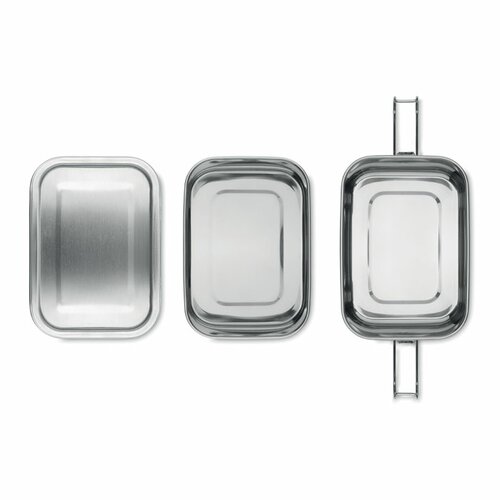 DOUBLE CHAN Lunchbox aus Edelstahl