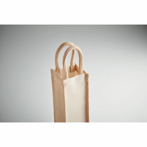 CAMPO DI VINO Flaschen-Geschenktasche Jute