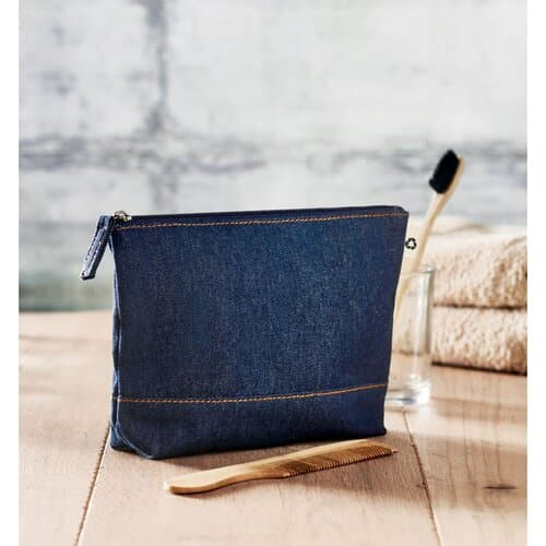 STYLE POUCH Denim Kosmetiktasche