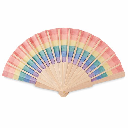 BOWFAN Fächer regenbogenfarbig