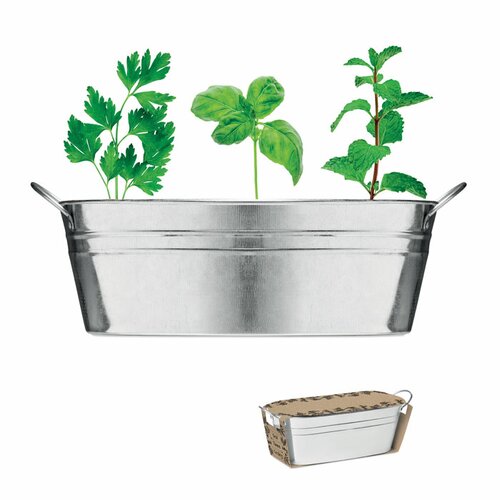 MIX SEEDS Zink-Pflanzkübel