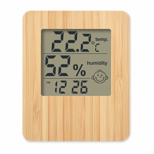 SUNCITY Wetterstation Bambus