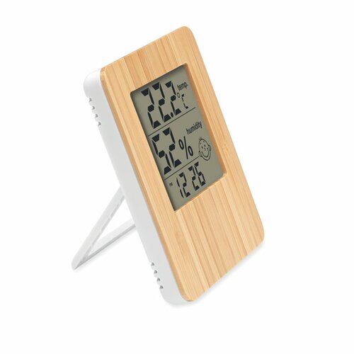 SUNCITY Wetterstation Bambus