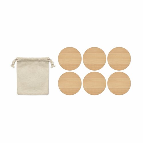 BAYIN SET Untersetzer-Set Bambus
